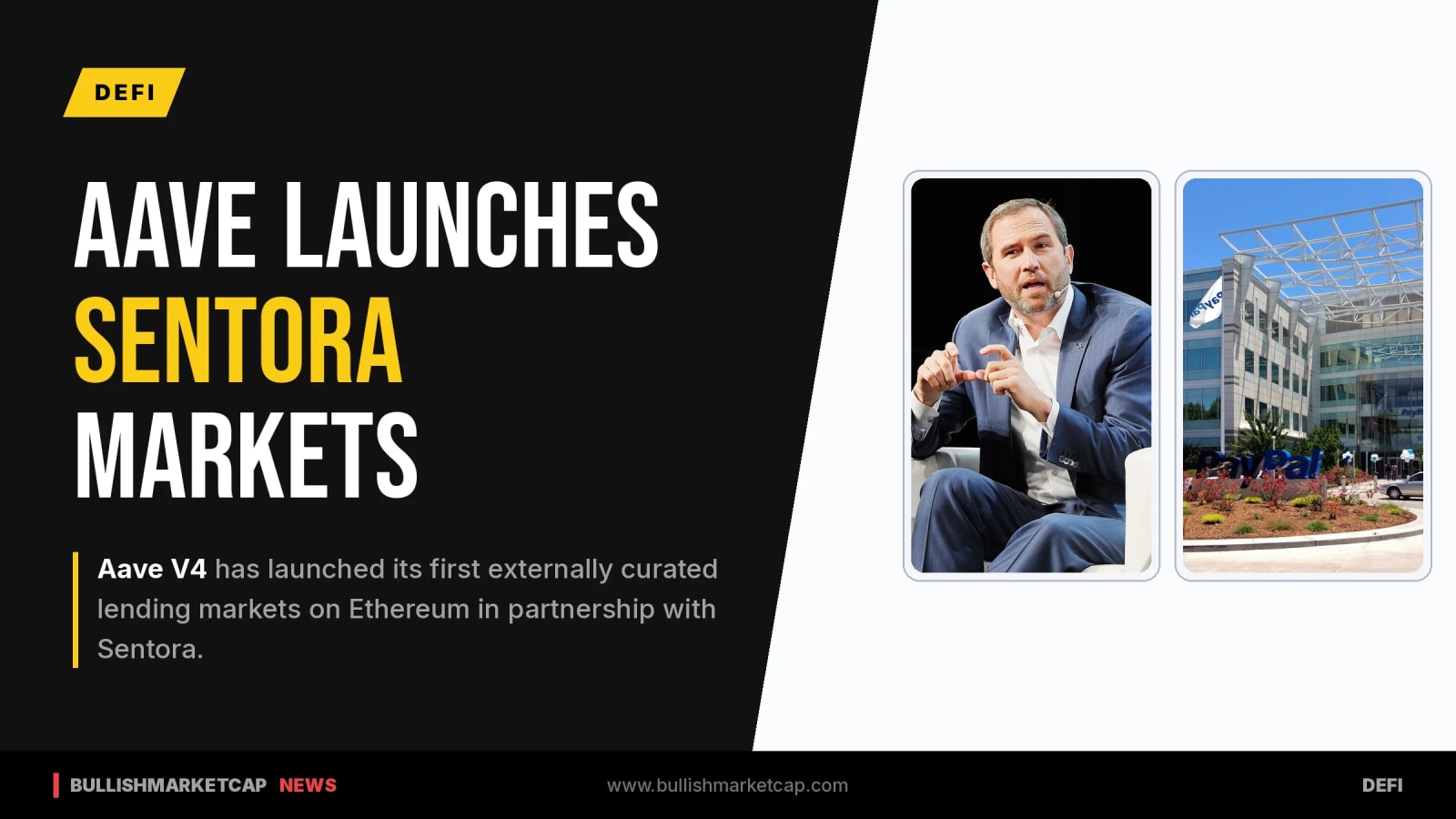 Aave V4 Launches First External Markets With Sentora Hub