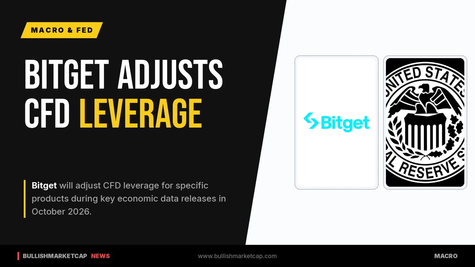 Bitget Adjusts CFD Leverage For Fourth Week Of October