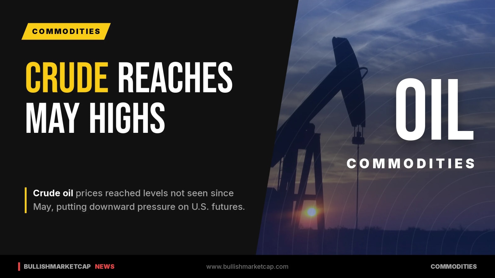 U.S. Futures Under Pressure As Crude Reaches May Highs