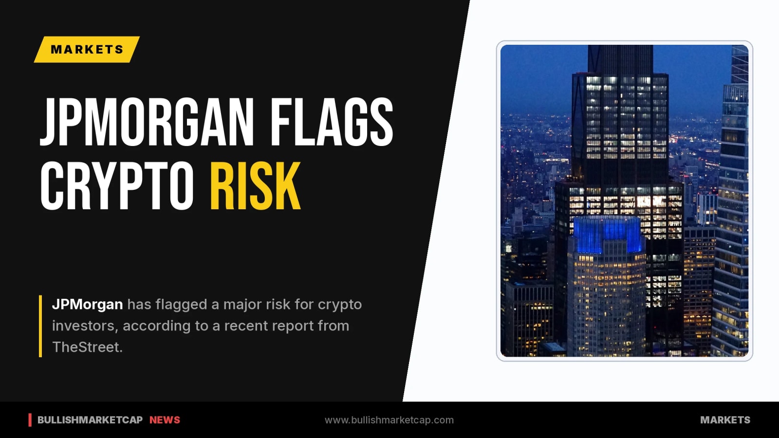 JPMorgan Flags Major Risk For Crypto Investors