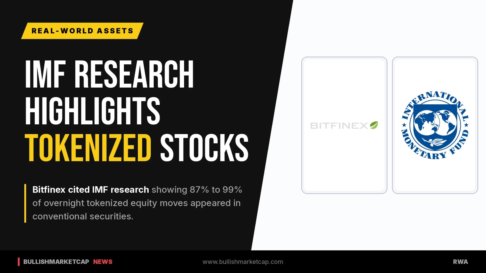 Bitfinex Cites IMF Research on Tokenized Stocks