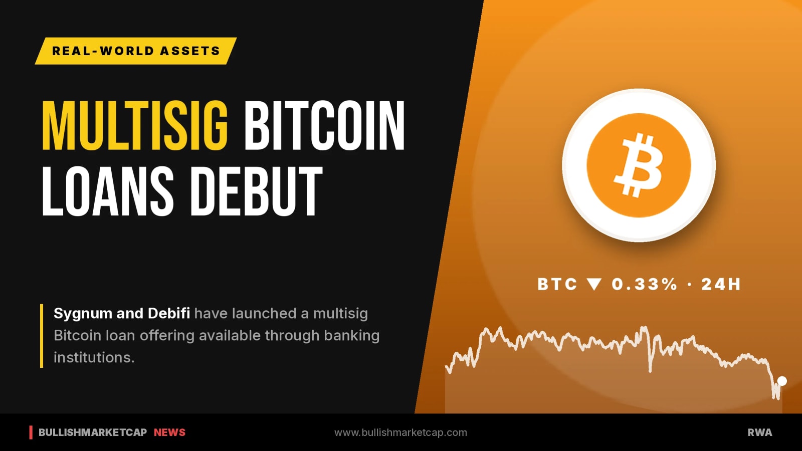 Sygnum and Debifi Launch Multisig Bitcoin Loans at Banks