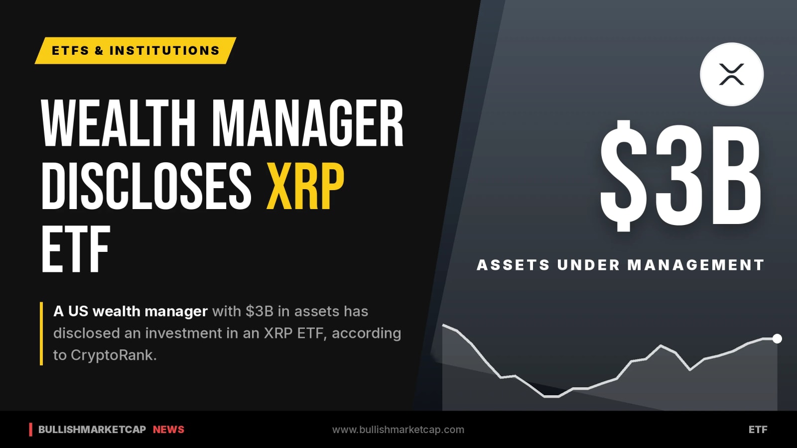 $3B Wealth Manager Discloses XRP ETF Investment