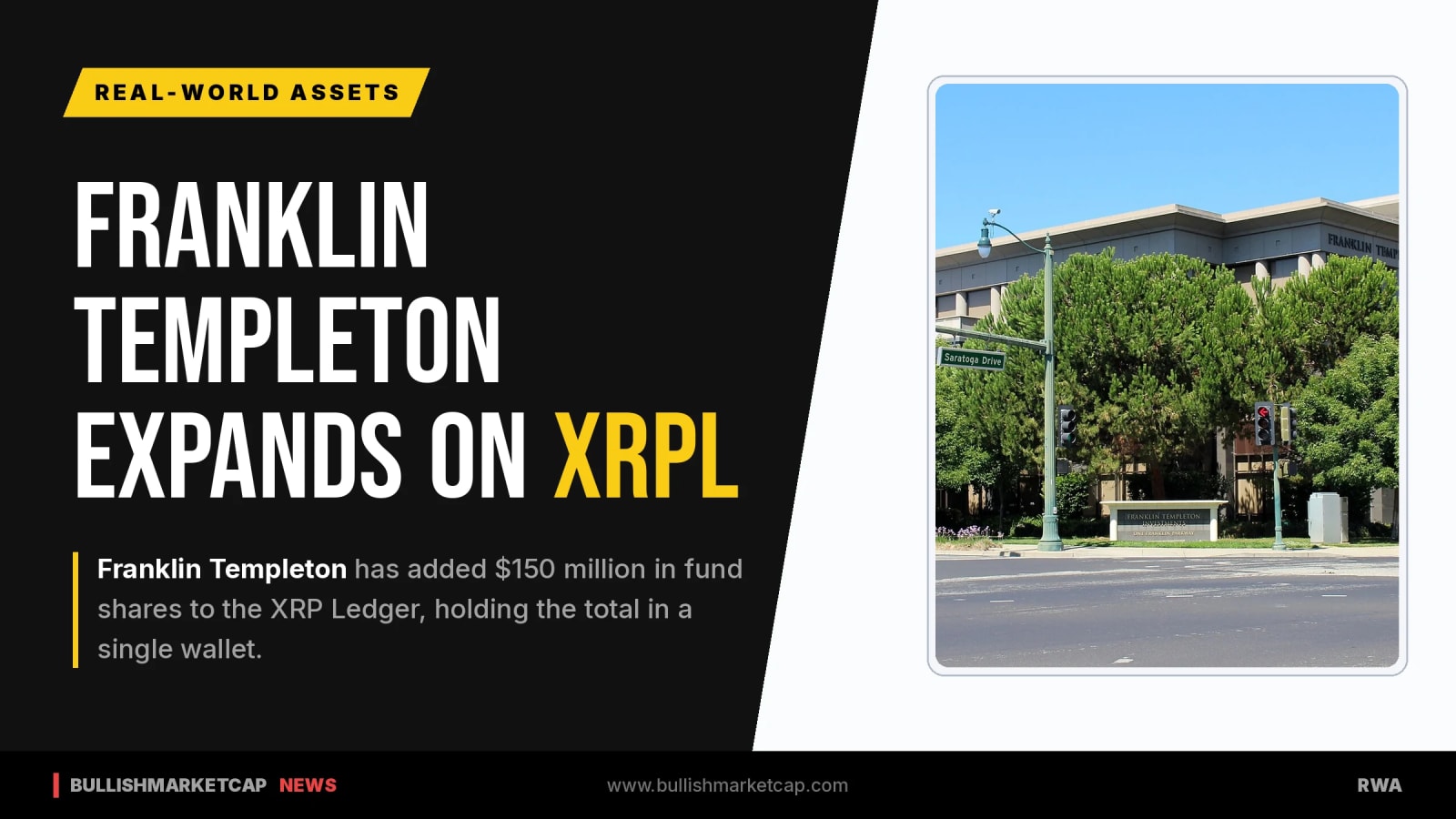 Franklin Templeton Adds $150M in Fund Shares to XRPL
