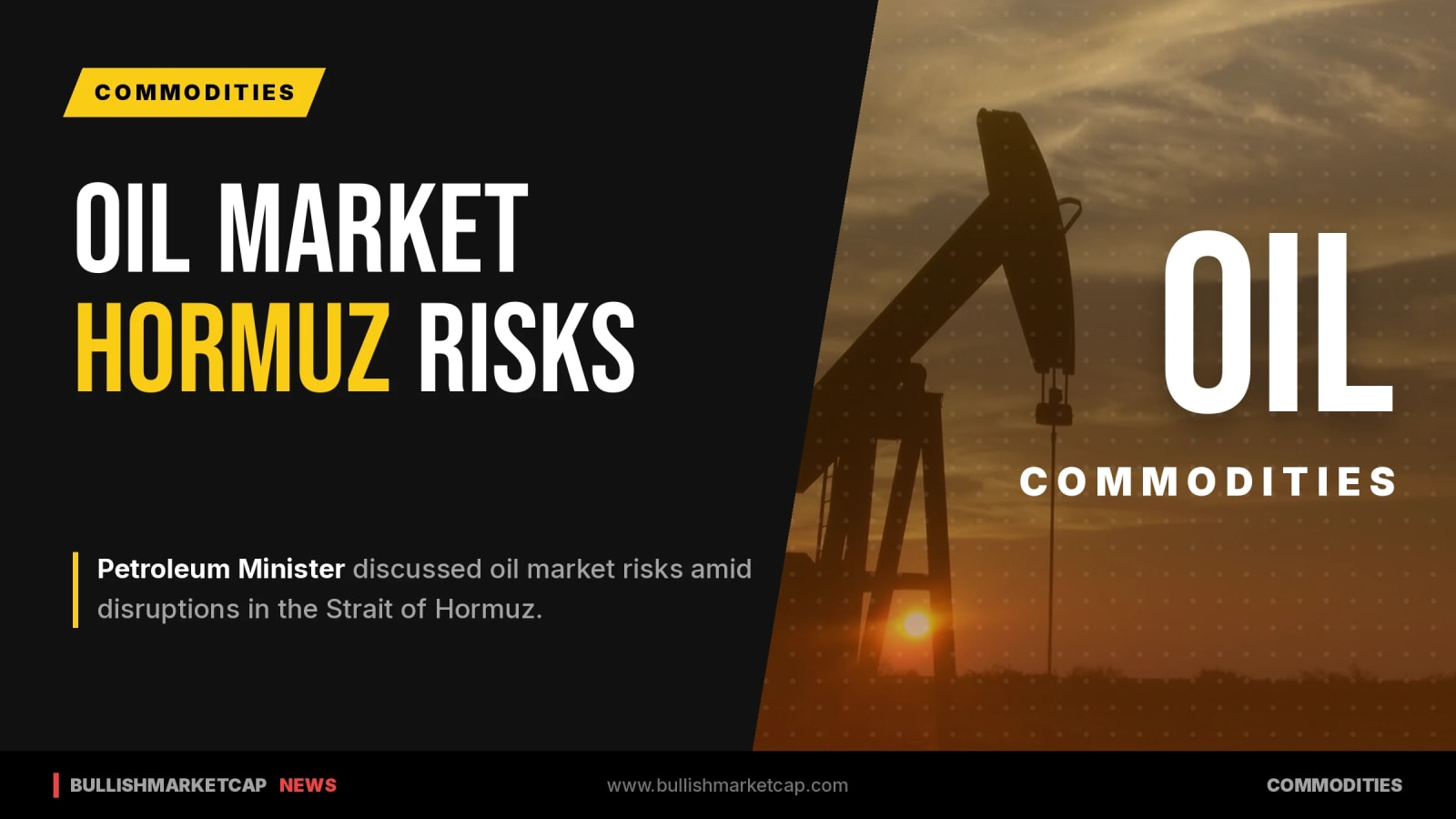 Petroleum Minister Discusses Oil Market Risks Amid Hormuz