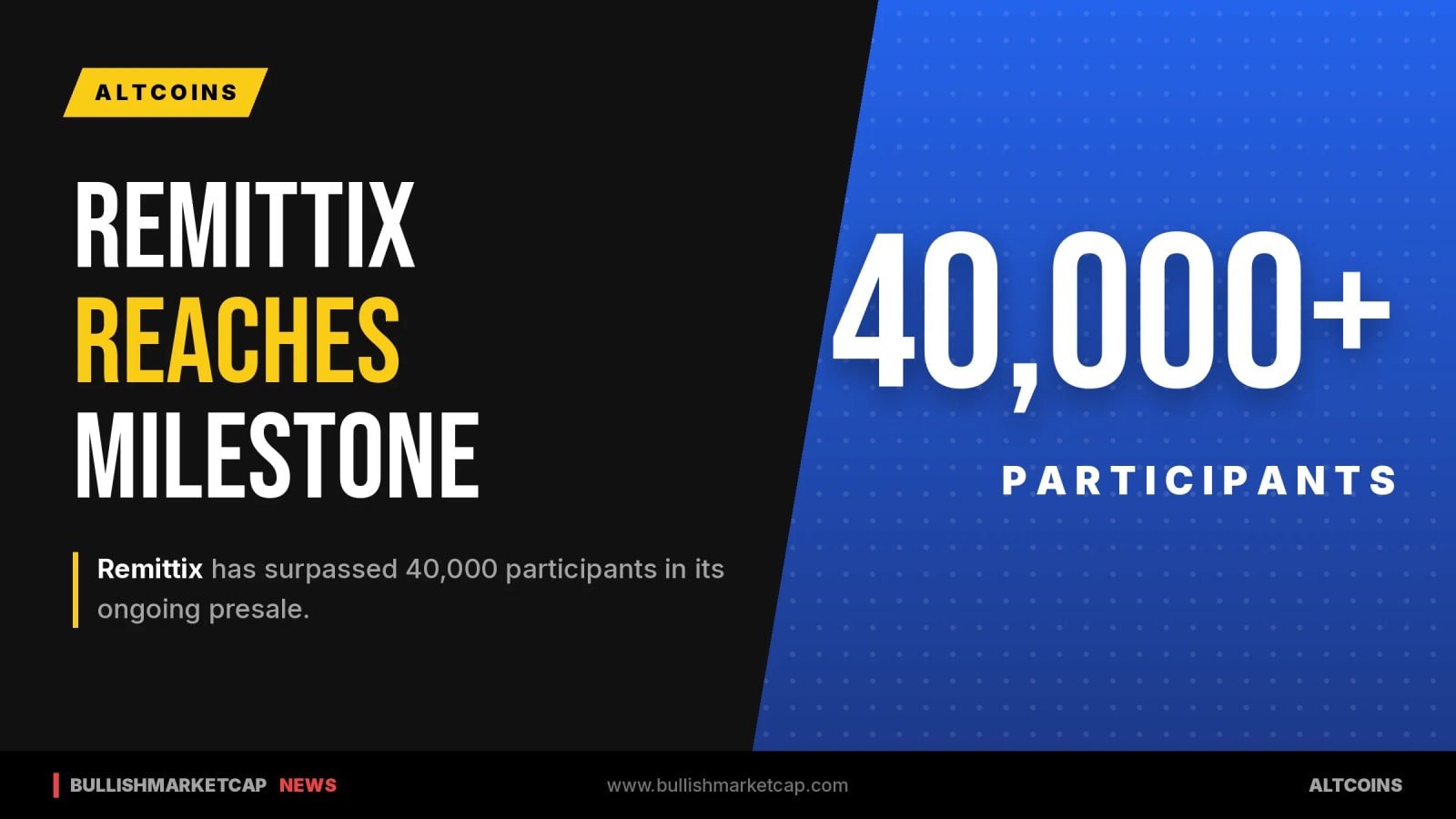 Remittix Reaches 40,000 Presale Participants