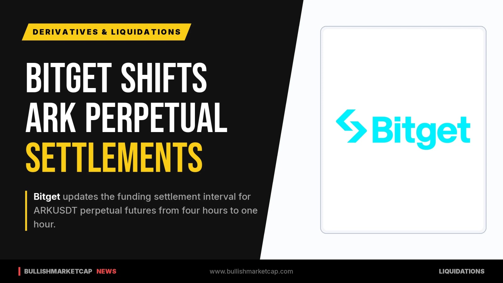 Bitget Cuts ARKUSDT Funding Rate Interval to 1 Hour