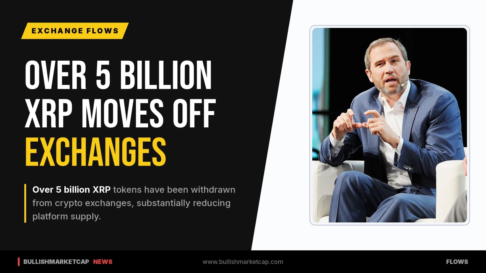 Over 5 Billion XRP Moves Out of Crypto Exchanges