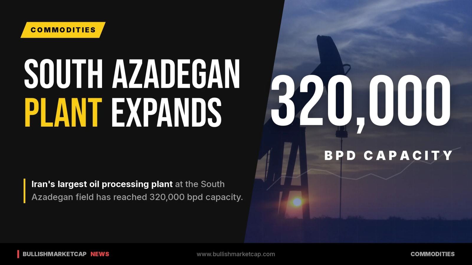 Iran Oil Processing Plant Reaches 320,000 Bpd Capacity