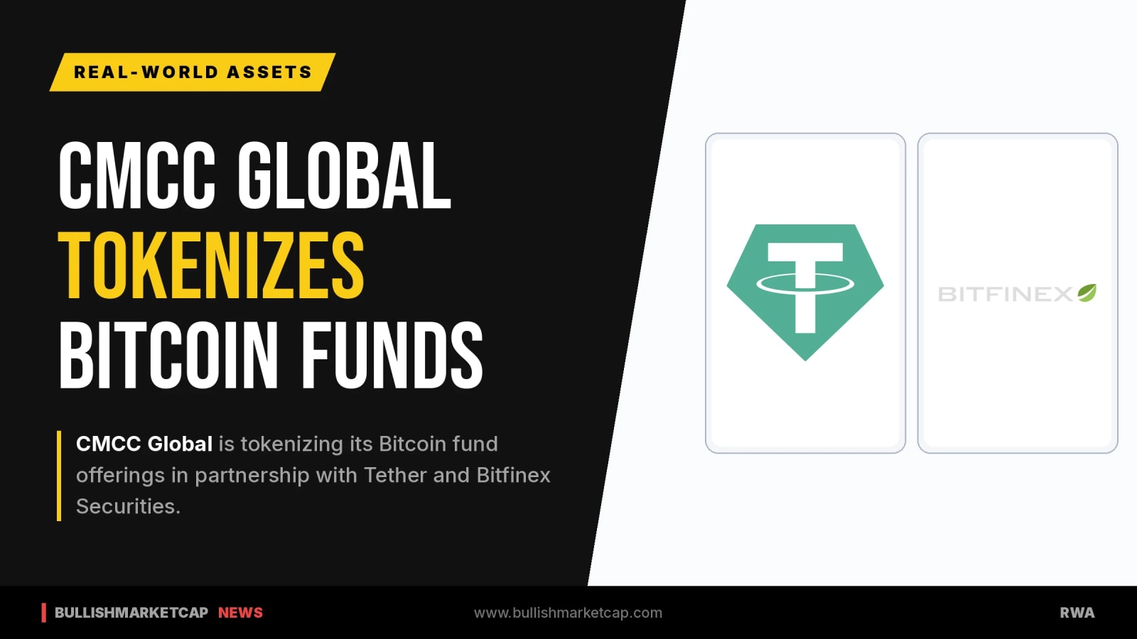 CMCC Global To Tokenize Bitcoin Fund Offerings
