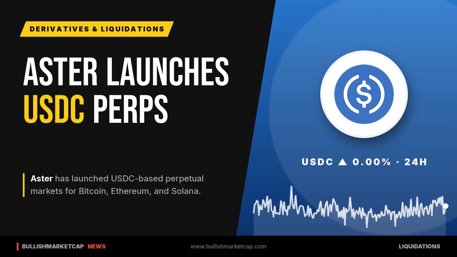 Aster Launches USDC Perpetual Markets For Major Tokens