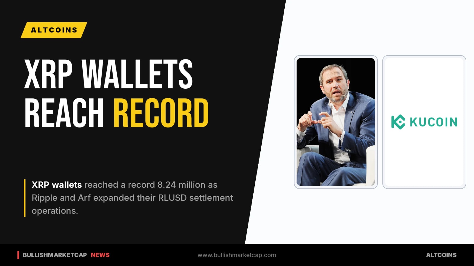 XRP Wallets Hit Record 8.24M Amid Ripple and Arf RLUSD Push
