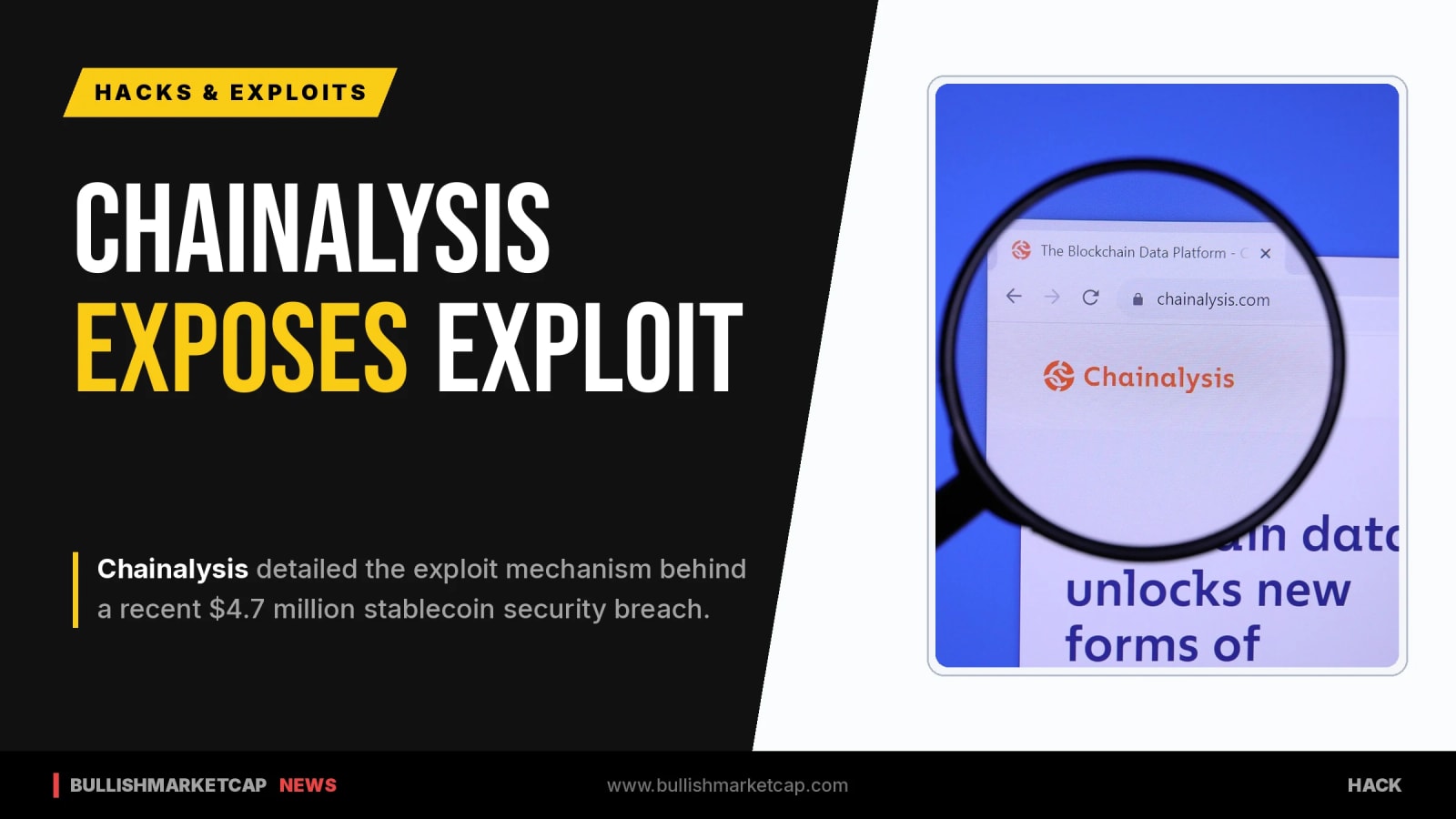 Chainalysis Details Exploit Behind $4.7M Stablecoin Attack