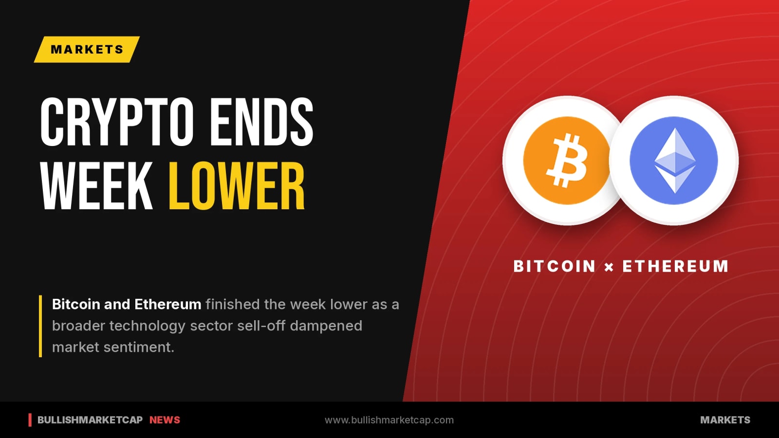 Bitcoin And Ethereum End Volatile Week Lower