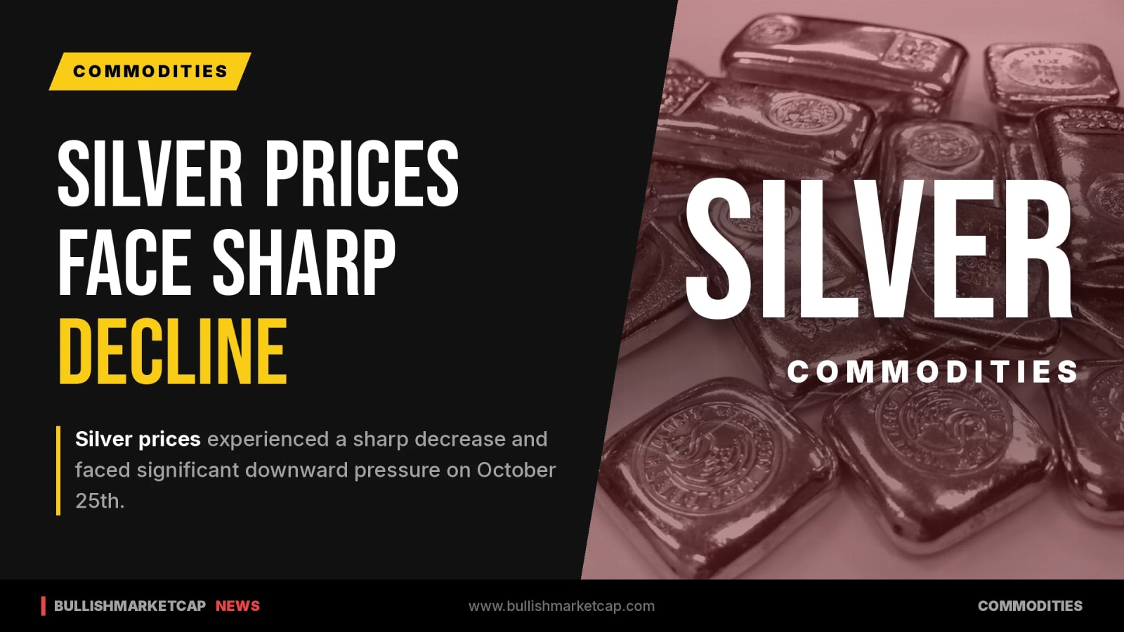 Silver Prices See Sharp Decline on October 25th