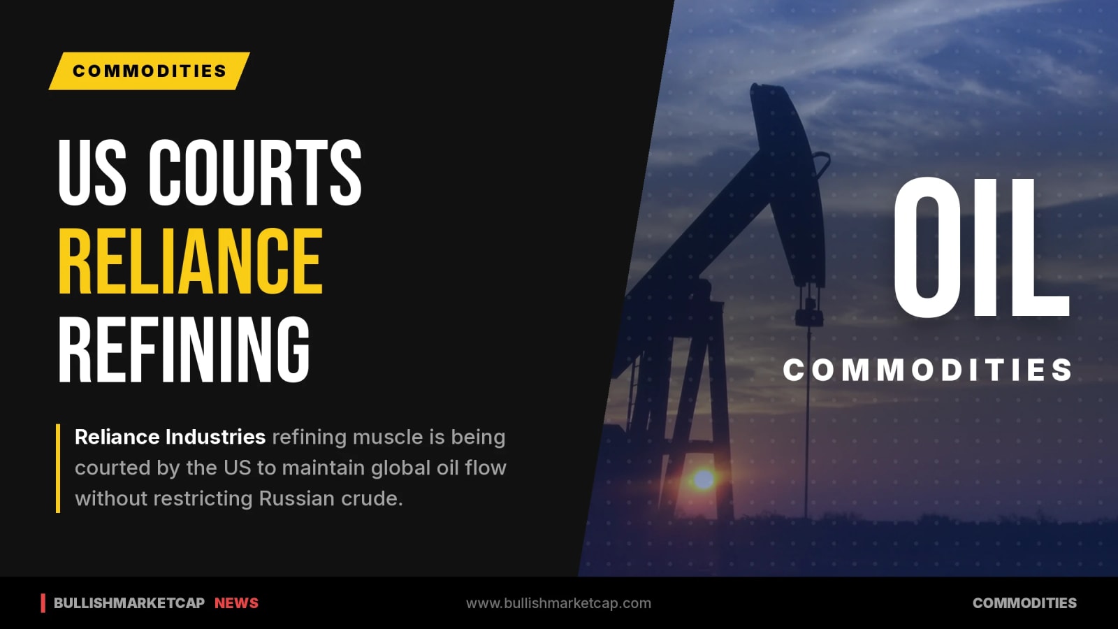 US Courts Reliance Refining to Maintain Global Oil Flow