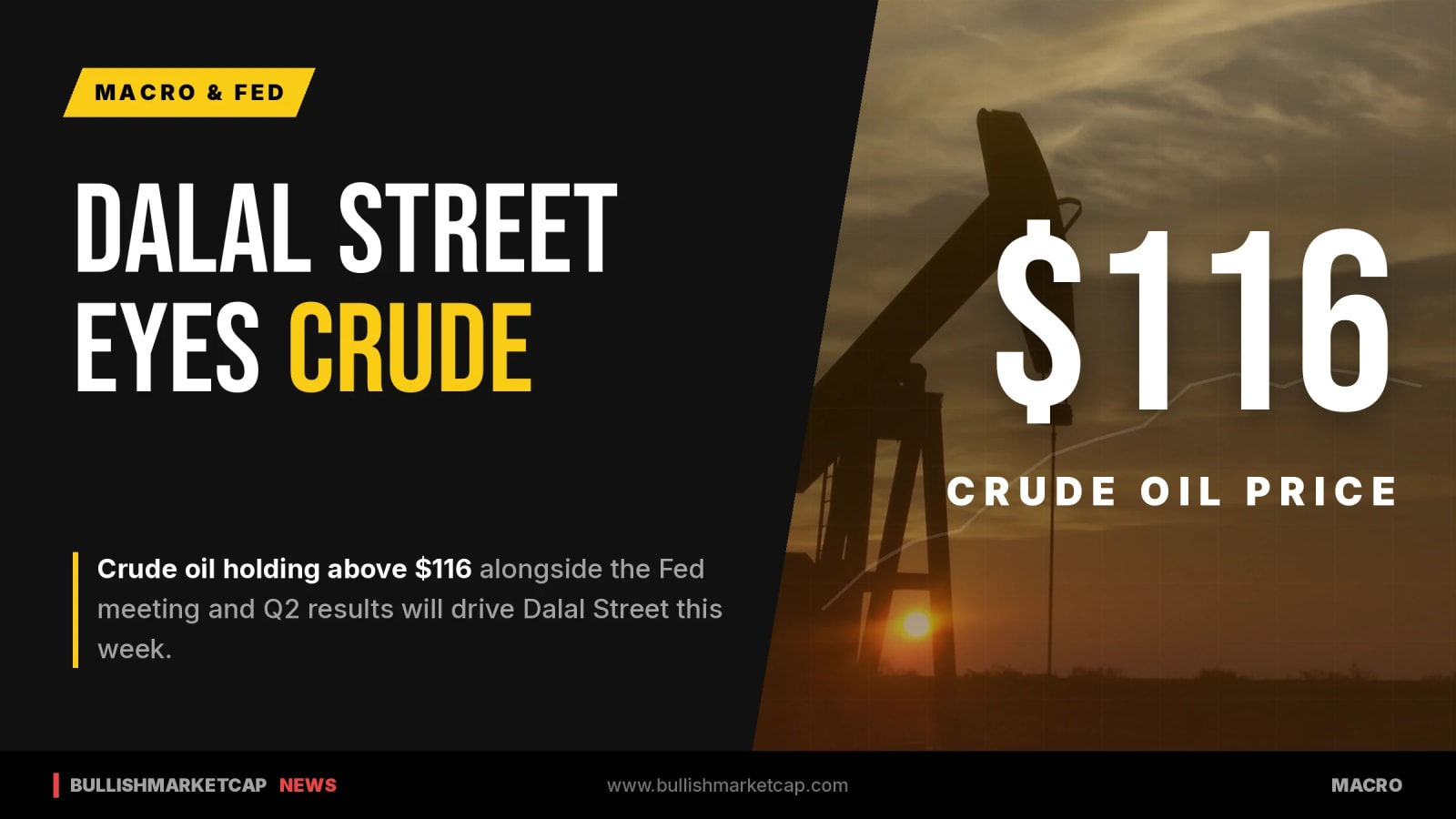 Crude Oil, Fed Meeting and Q2 Results Drive Dalal Street
