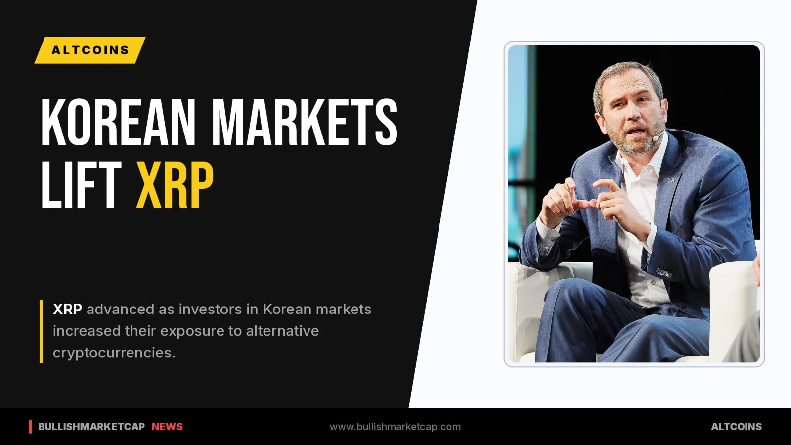 XRP Rises As Investors In Korean Markets Bet On Altcoins