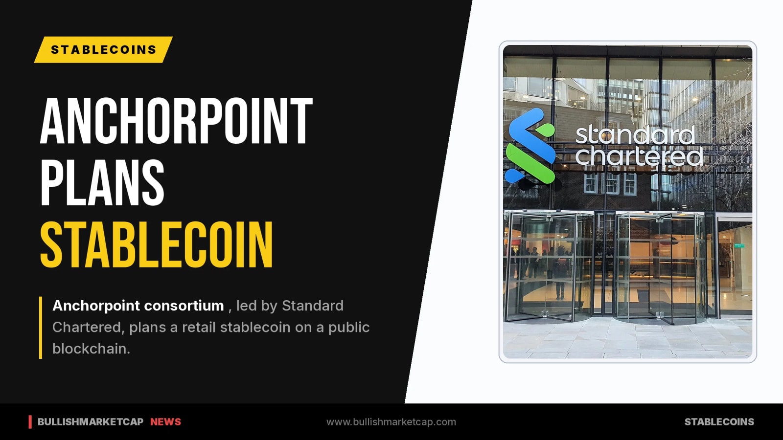 Standard Chartered-Led Anchorpoint Plans Retail Stablecoin