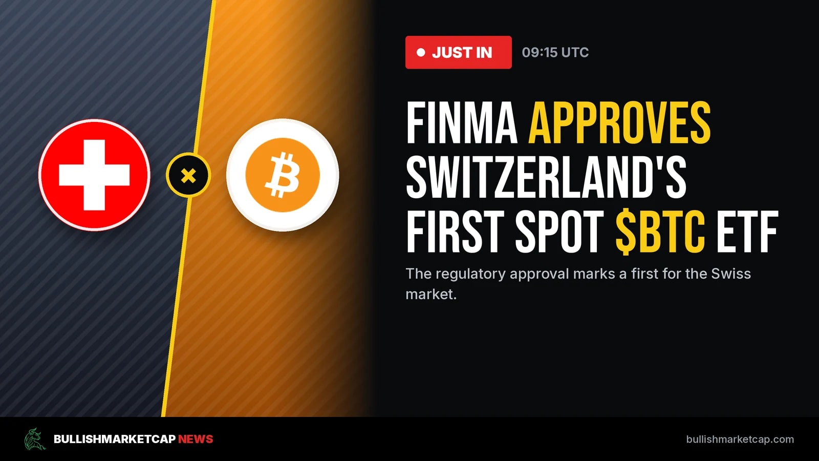 FINMA Approves Switzerland's First Spot Bitcoin ETF