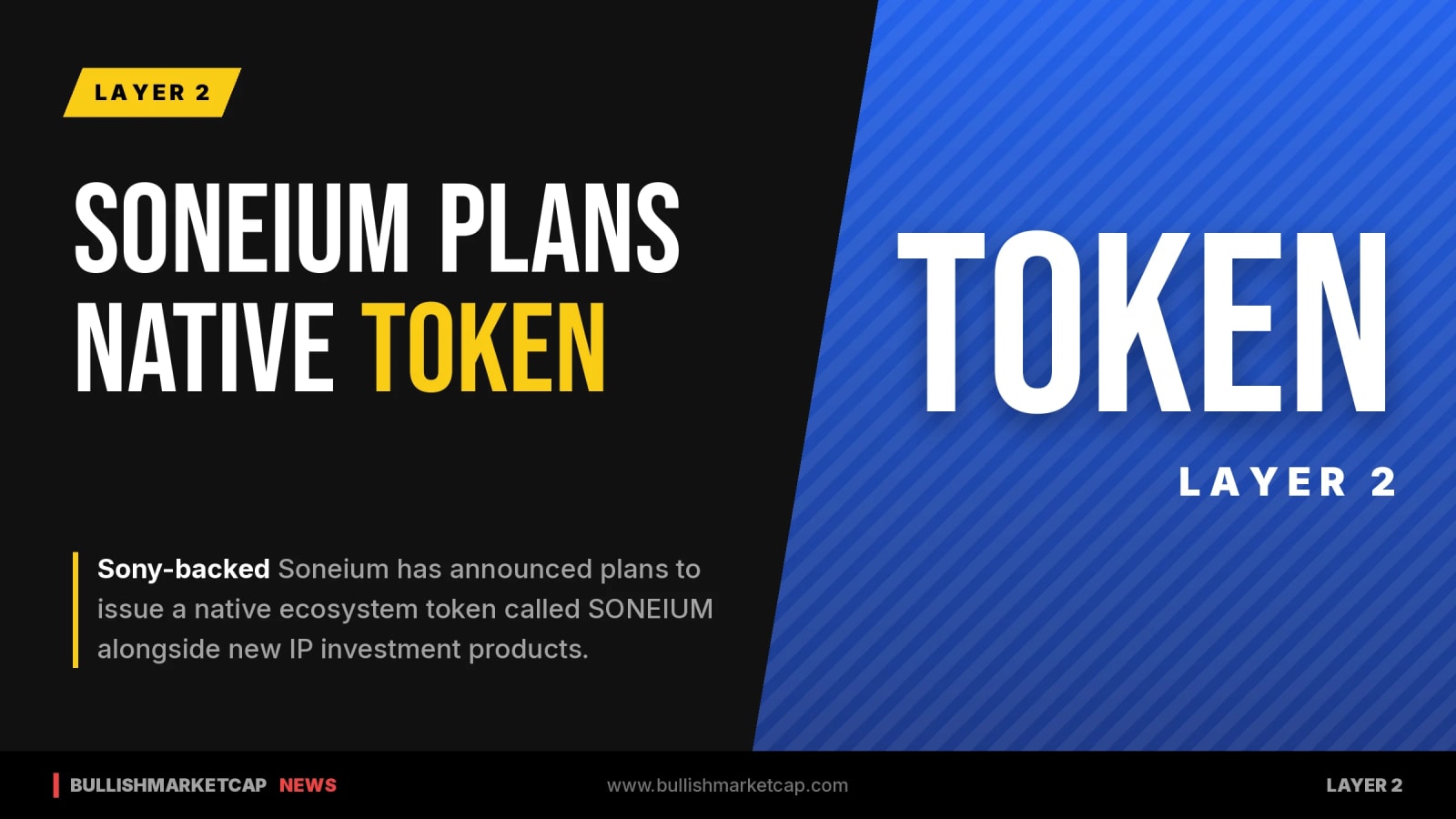 Sony-Backed Soneium Plans Native Token and Entertainment IP