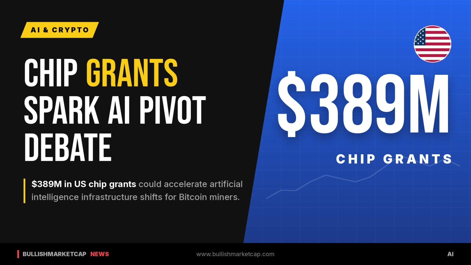 US Chip Grants Prompt Bitcoin Miner AI Pivot Discussion