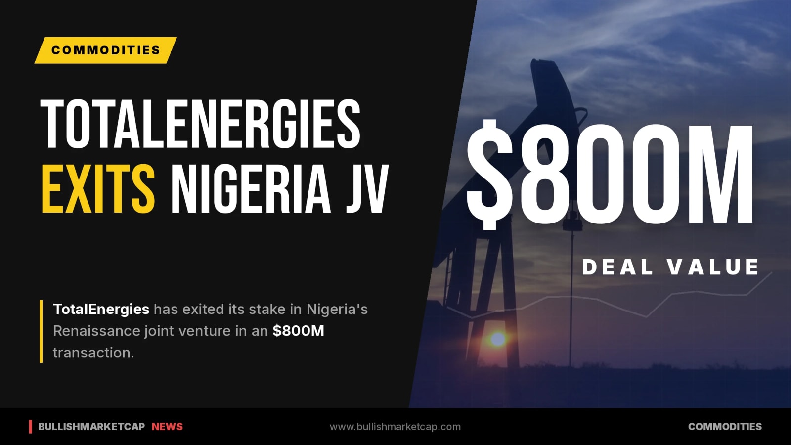 TotalEnergies Exits Nigeria Oil Stake in $800M Deal