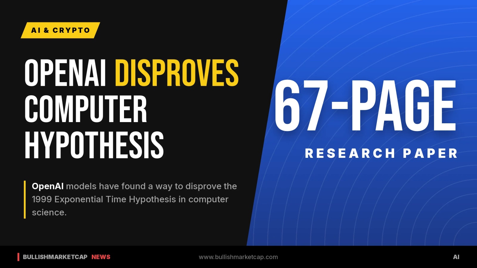 OpenAI AI Model Disproves 1999 Computer Science Hypothesis