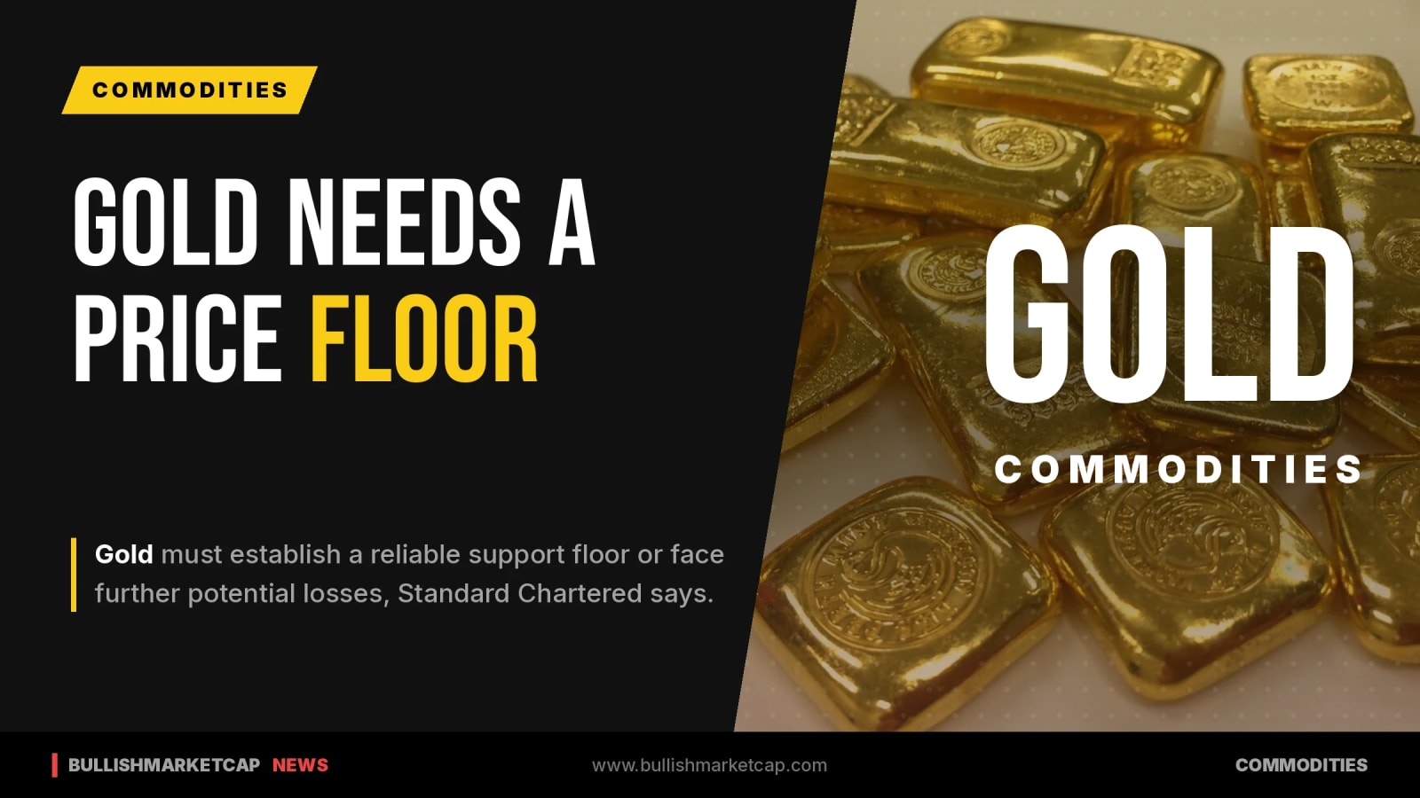 Standard Chartered: Gold Must Build Floor Or Face Losses