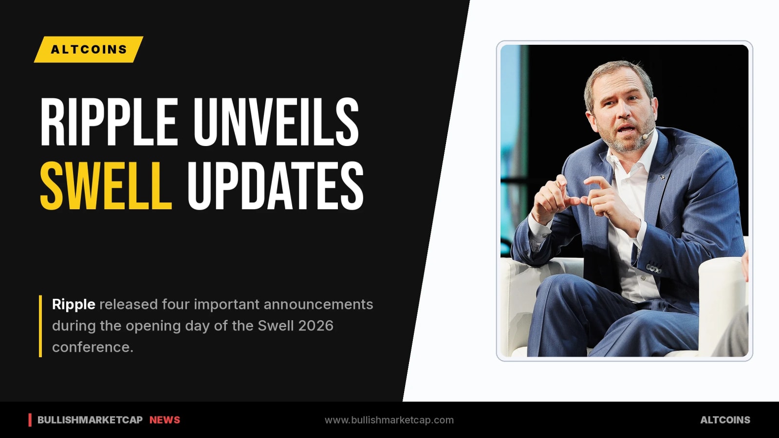 Ripple Reveals Four Key Announcements At Swell 2026 Day Zero
