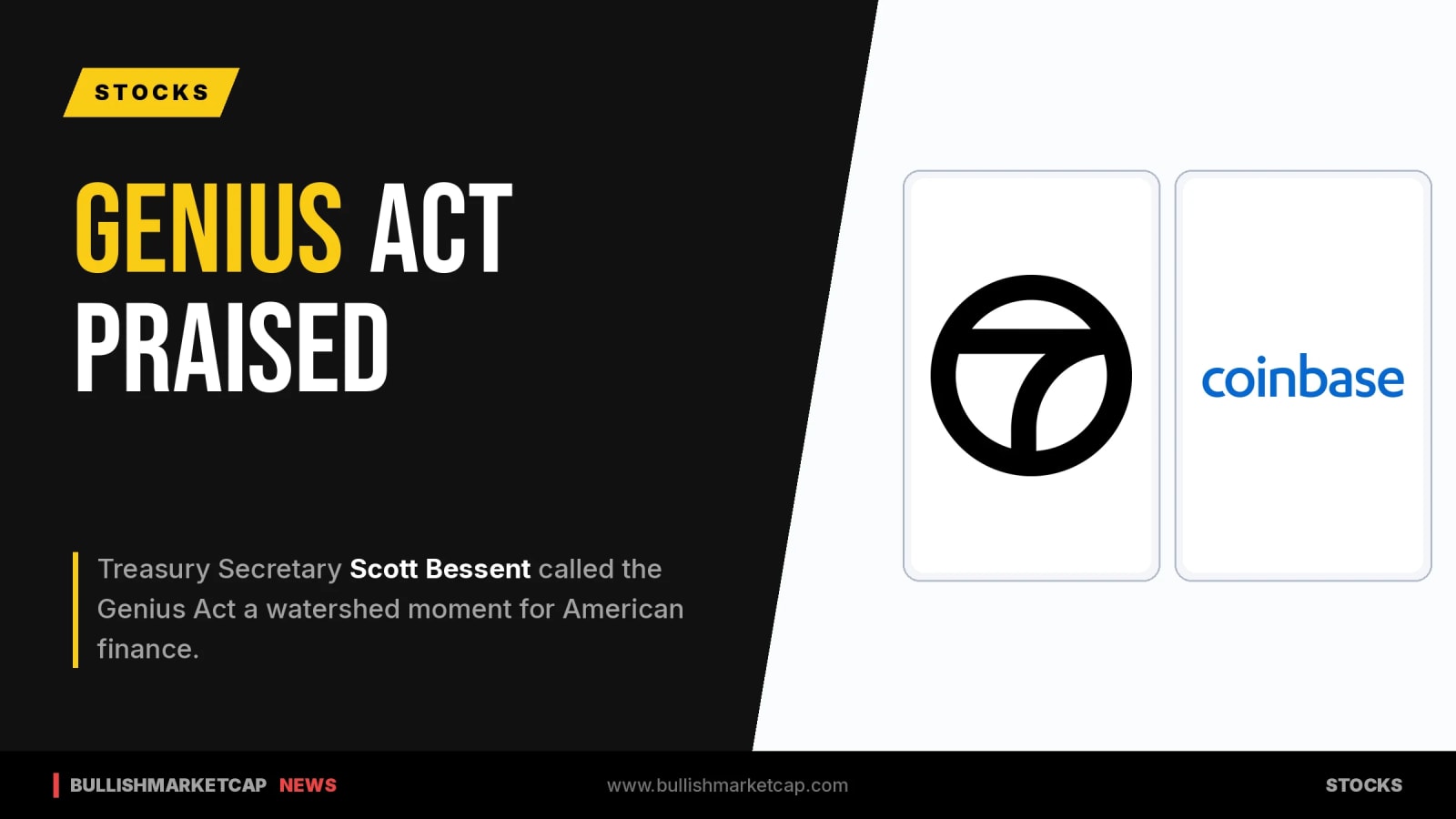 Treasury Secretary Scott Bessent Praises Genius Act