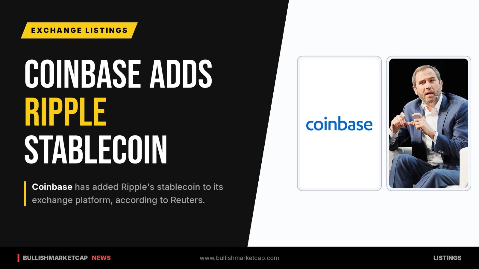 Coinbase Adds Ripple Stablecoin to Exchange Platform