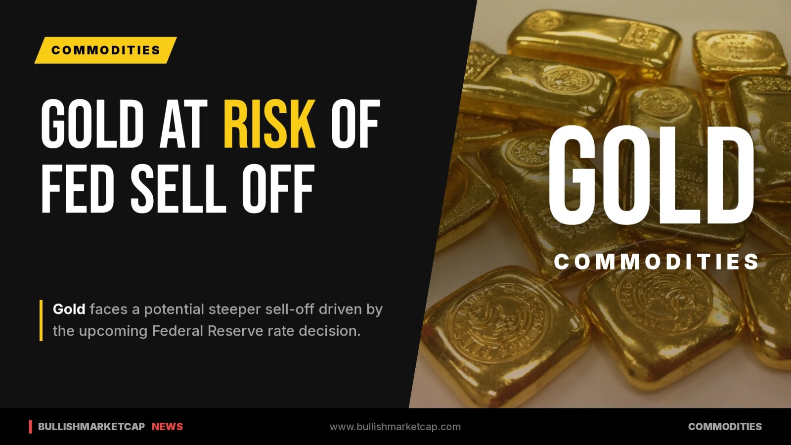 Fed Rate Decision Poses Steeper Sell-Off Risk for Gold