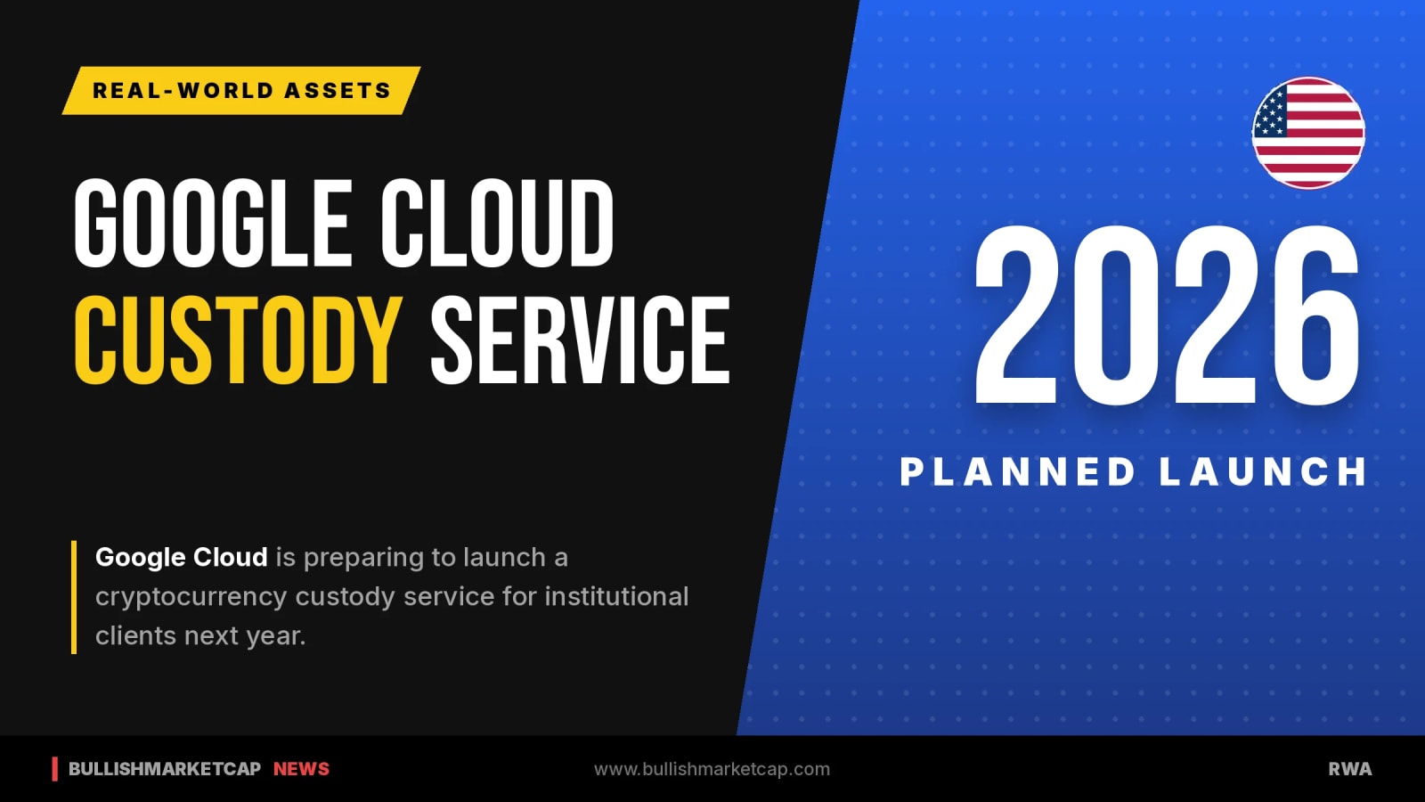Google Cloud Plans Crypto Custody Service for Next Year