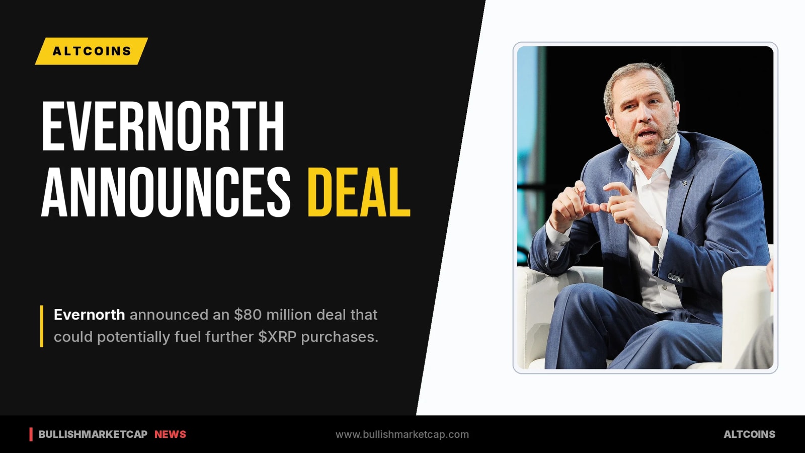 Evernorth Announces $80M Deal With Potential XRP Purchases