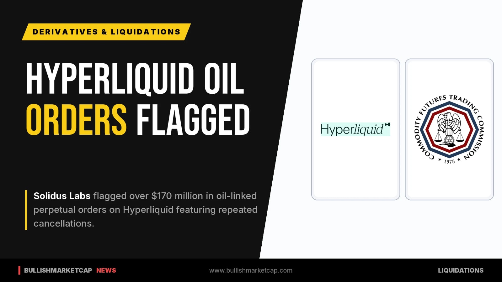 Hyperliquid Oil Perps Flagged Over $170M in Suspicious Orders