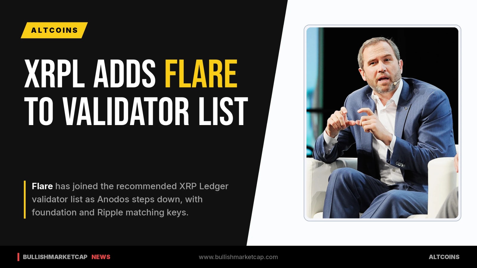XRP Ledger Adds Flare To Validator List As Anodos Departs