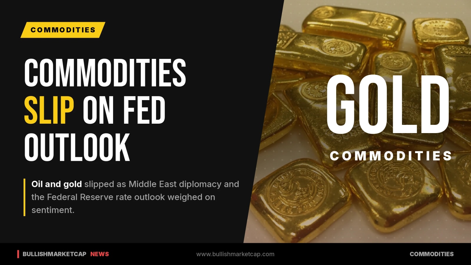 Oil And Gold Slip On Middle East Diplomacy And Fed Outlook