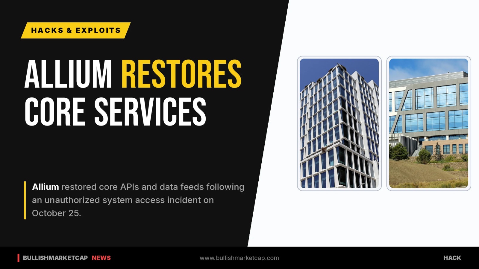 Allium Restores Core Services After Security Breach