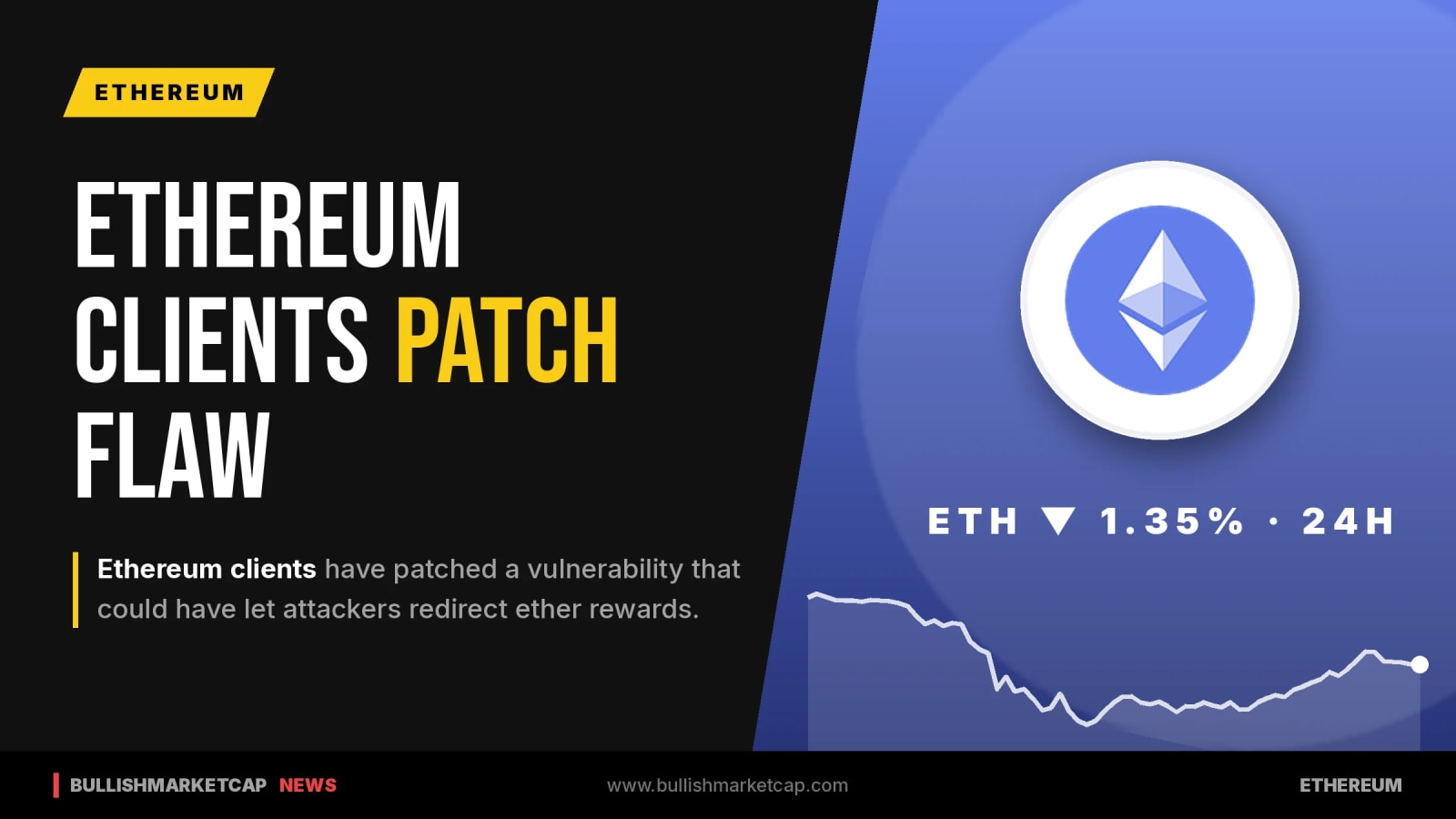Ethereum Clients Patch Flaw Over Reward Redirection Risk