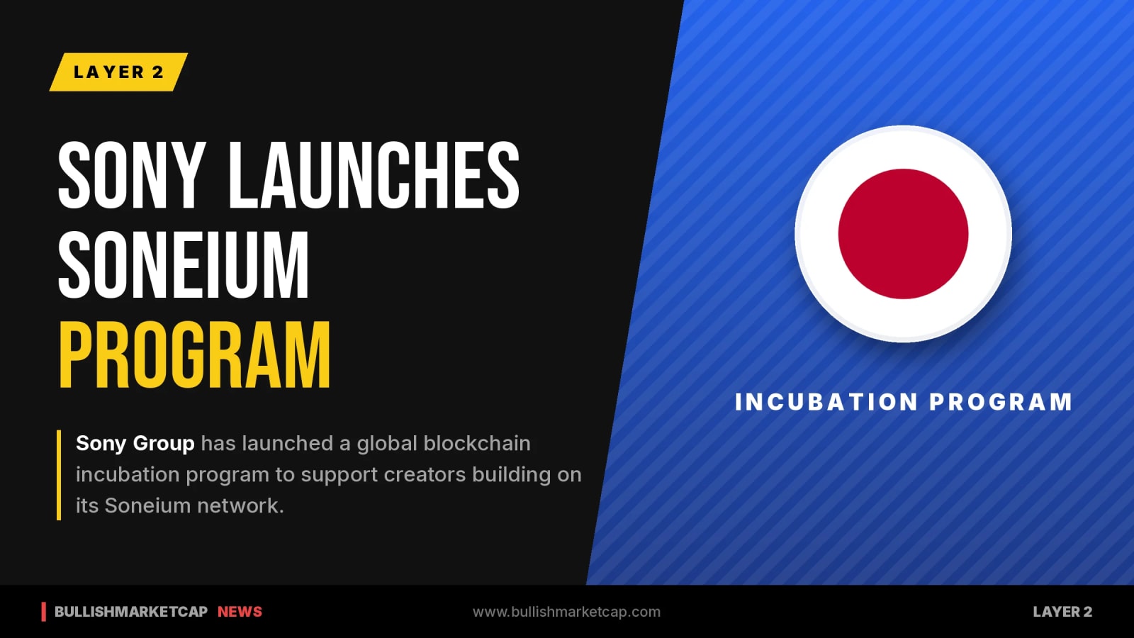 Sony Launches Incubation Program for Soneium Creators