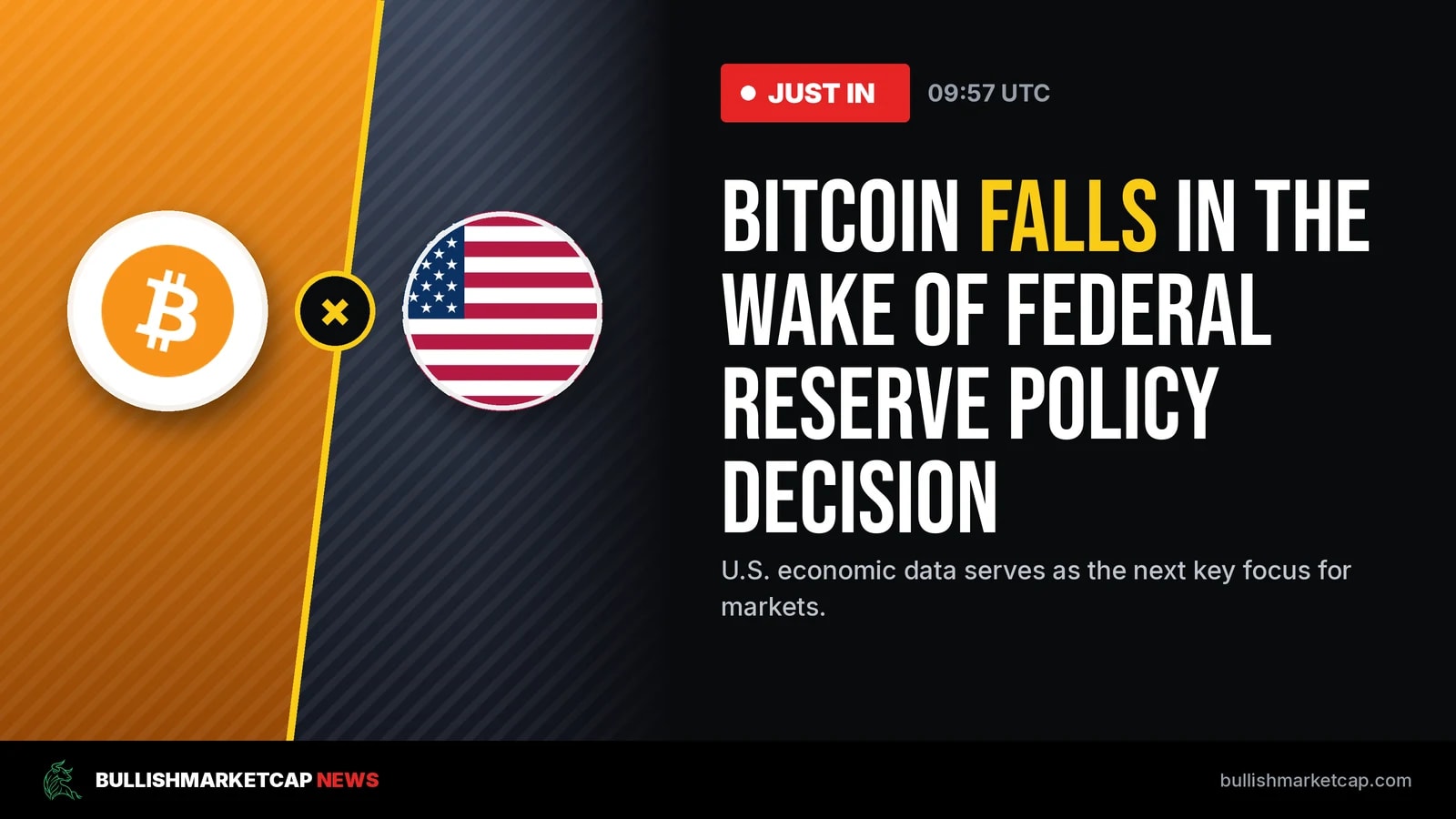 Bitcoin Declines Following Federal Reserve Rate Decision