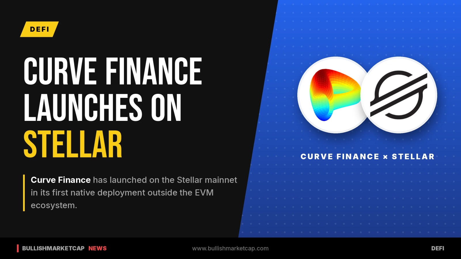 Curve Finance Launches on Stellar Mainnet