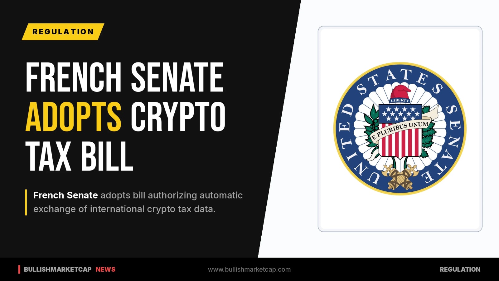 French Senate Adopts Bill For Automatic Crypto Tax Data