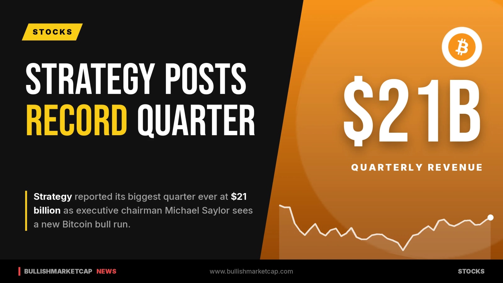 Strategy Posts Record $21B Quarter as Saylor Eyes Bull Run