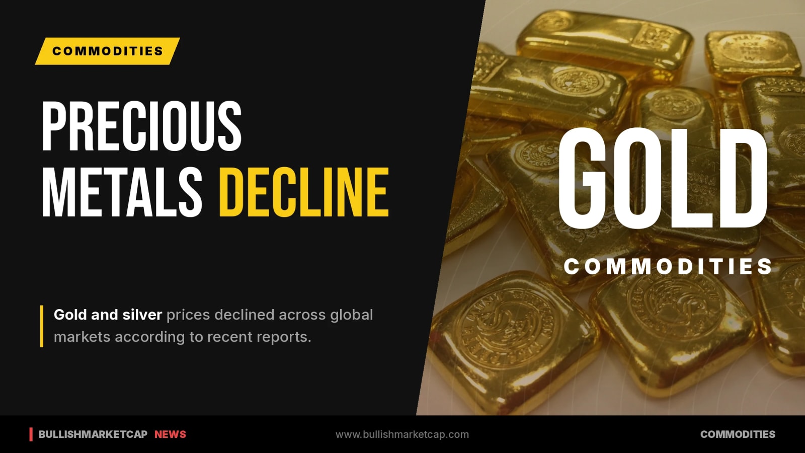 Gold and Silver Prices Decline on Global Markets
