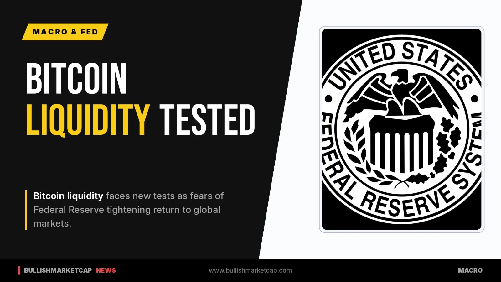 Bitcoin Liquidity Tested Amid Fed Tightening Concerns