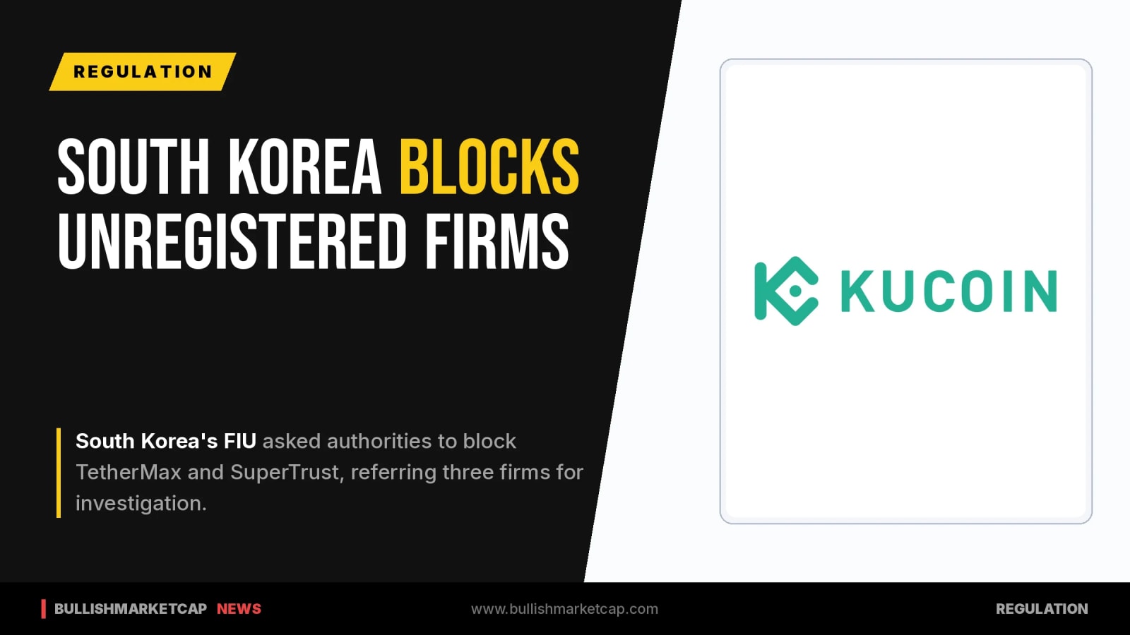 South Korea Moves to Block Two Unregistered Crypto Platforms