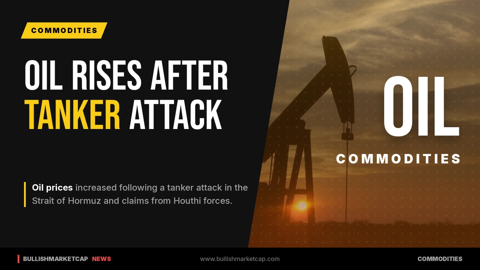 Oil Prices Rise Following Hormuz Tanker Attack