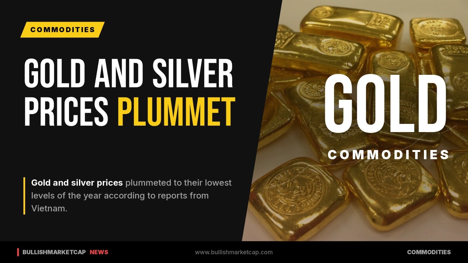 Gold and Silver Prices Plummet to Yearly Lows